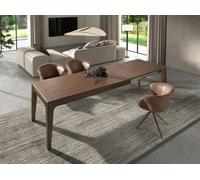 Angel Cerdá Rectangular extendable dining table in walnut 1190