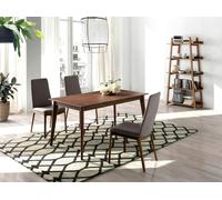 Angel Cerda Walnut Extendable Dining Table 150200 cm in Brown Angel Cerda Brown