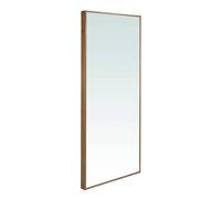 Angel Cerda Rectangular Walnut Veneer Wall Mirror 88x200 cm Angel Cerda Walnut 88x200 cm