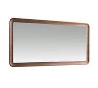Angel Cerda Elegant Rectangular Walnut Wall Mirror For Modern Spaces