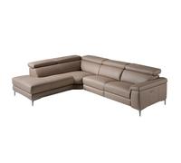 Angel Cerdá Relax corner sofa in mink leather 6042/6043 - Right