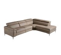 Angel Cerdá Relax corner sofa in mink leather 6042/6043 - Right