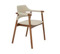 Angel Cerda Sand Regenerated Leather Chair in Light Sand Angel Cerda Light Sand