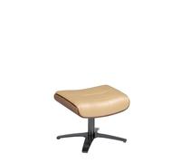 Angel Cerda Sand Split Leather Ottoman 52x42x39 cm in Light Sand | Size: 52 x 42 x 39 cm Angel Cerda Light Sand 52 x 42 x 39 cm