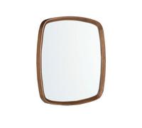 Angel Cerda Square Modern Walnut Wall Mirror