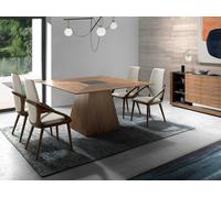 Angel Cerdá Square walnut dining table 1079