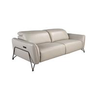 Angel Cerda Stylish 3-Seater Relaxation Sofa In Sand Leather
