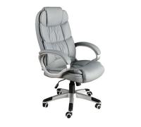 Angel Cerda Grey Leatherette Swivel Office Chair Angel Cerda Grey