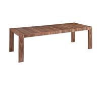 Angel Cerda Model Walnut Extendable Rectangular Dining Table 160 in Brown Angel Cerda Brown