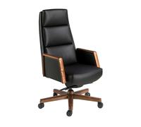 Angel Cerdá Swivel Office Chair 4213/4214 - Walnut | Black