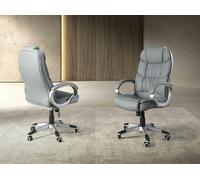 Angel Cerdá Swivel office chair in grey leatherette 4154