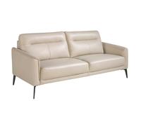 Angel Cerdá Taupe grey leather sofa 6137/6138 - 3