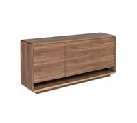 Angel Cerda Walnut Sideboard With Structure In Natural Walnut Veneer