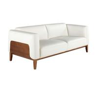 Angel Cerdá White leather sofa 6115/6118 - 209 x 92 x 77 - 3