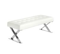 Angel Cerdá White Leatherette Bench 5001