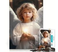 ANgel Child Jigsaw Puzzles 1000 Mind Skill Play Premium Laser Cut Quality Quiet Time Mind Exercise at Home (38x52cm)