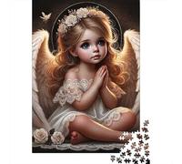 Angel Child1000pc Cardboard Jigsaw Puzzle Set Adult Decompression Game Creative Indoor Activity Ideal Birthday 38x26cm/1000pcs