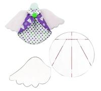 Angel Christmas Ornament - Craft , Custom Sewing Tool, Christmas Decoration | Elegant Keepsake Jewelry, Handmade Angel Jewellery for the Tree