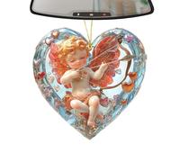 Angel Christmas Ornament - Decorative Angel Ornaments, Christmas Angel Tree Decorations | Creative Romantic Angel Ornament, Elegant Holiday Angel for Car Bag, Decorative Accessory