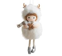 Angel Christmas Ornaments,Cute Antler Girl Shape Keychain Pendant | Cute Angel Doll | for Family Men Women Kids Wall Home Holiday Christmas Indoor Outdoor Birthdays