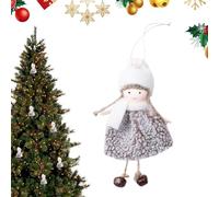 Angel Christmas Ornaments - Plush Holiday Decor, Festive Hanging Doll | Cute Soft Stuffed Decoration for Tree Home Office Shop Classroom Winter Festival Display Seasonal Gift Collectible A