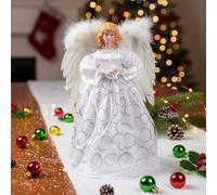 Angel Christmas Tree Topper with LED Lights Home Decor