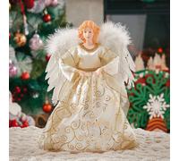 Angel Christmas Tree Topper with Multi LED Lights Home Decor