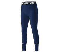 ANGEL CITIZ Boys' Compression Base Layer Youth Sports Quick Dry Pants Workout Running Leggings Thermal Tights Blue