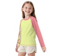 ANGEL CITIZ Kids Long Sleeve Rash Vest UPF 50+ Boys Swim Top UV Shirts Quick Dry Girls Rash Guard Swimwear Age 7-13