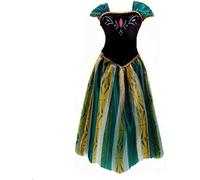 Angel Closet Queen Princess Adult Women Dress Costume wig necklace Cosplay Halloween (Only Dress,S)