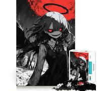 Angel Core Jigsaw Puzzle 1000 Logic Thinking Play Expert Cutting Craftsmanship Quiet Time Mind Exercise at Home (38x52cm)
