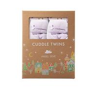 Angel Dear Baby Blankie Cuddle Twin Set-Purple Hippo