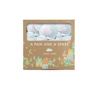 ANGEL DEAR - Blue Lamb, Pair and A Spare Blankie Set, Pack of 3