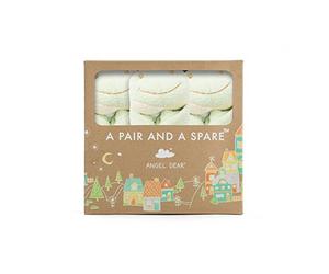 ANGEL DEAR - Green Frog, Pair and A Spare Blankie Set