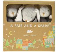 Angel Dear Pair and a Spare 3 Piece Baby Blankie Set-Bunny Grey