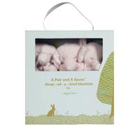 ANGEL DEAR Pair and a Spare 3 Piece Baby Blankie Set-Elephant Pink