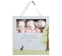 ANGEL DEAR - Pink Lamb, Pair And A Spare Blankie Set