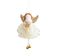 Angel Decoration with Bell, Angel Doll Christmas Tree Decoration, Cute Festive Charm, Indoor Feast, Window, Home, Door, Holiday Family, These Ornaments Are Made From Sustainable Materials