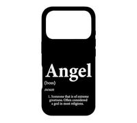 Angel Definition Funny First Name Birthday Party For Angels Case for iPhone 17 Pro