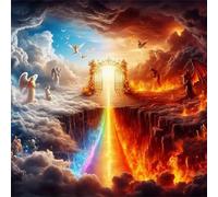 Angel Devil Bridge 1000 Piece Jigsaw Puzzles for Adults, Colourful, Fun, Challenging and Brainteasing Adults jigsaw puzzles 1000 Pieces, Beautiful Decoration Puzzle