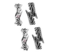 Angel Devil Stack Mens Friendship Couples Birthstone Valentine s Day Jewelry Knuckle Men Punk Rings End Ring Open Toe Copper