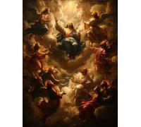 Angel Diamond Art Kits Adults, 5D Diamond Painting God, DIY Full Drill Cross Stitch Embroidery Crystal Art Kits, Crafts for Adults, Paintings for Home Wall Decor, Gifts for Women 12x16in M-8356