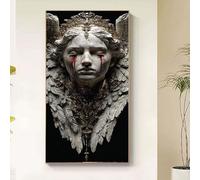 Angel Diamond Art Kits Adults, Diamond Painting Demon Crystal Art Kits for Adults Beginners Full Square Drill Gem Painitngs Cross Embroidery Kits Crafts Pictures, Gifts for Women 100x200cm bd75-6