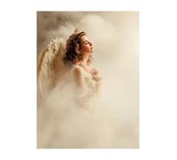Angel Diamond Art Kits Adults, Diamond Painting woman Crystal Art Kits for Kids Beginners DIY 5D Full Drill Crystal Embroidery Paintings Canvas Crafts Home Wall Decor Christmas Gifts 20x28inch KSWF961