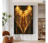 Angel Diamond Painting Kits for Adults Beginners,Diamond Art Wing Pattern Design with Full Drill Canvas,5D DIY Paint by Numbers for Adults Kids,Christmas Decorations,Gift for Women 32x40inch 0M-687