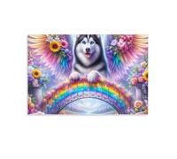 Angel Dog Rainbow Bridge,1500-piece puzzle,Classic Jigsaw Puzzle DIY Set Paper Toy Unique Gift Home Decor,57x87cm