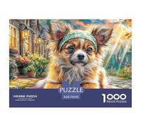 Angel Dog SceneUltimate Challenge Jigsaw Puzzles for Adults Conquer The 1000-Piece (Advanced) Impossible, Hard, And Difficult Challenging Puzzle Educational Games - This Is The Pinnacle Gift Jigsaw P