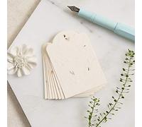 ANGEL & DOVE 10 Plantable Wildflower Seed Paper Tags - Gift Wrap, Wishing Tree, Memory Tree, Balloon Tags, Wedding or Funeral