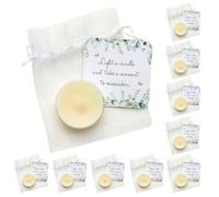 ANGEL & DOVE 10 Tealight Funeral Favours - Eucalyptus Design
