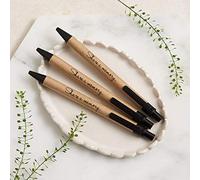 ANGEL & DOVE 3 Kraft 'Share a Memory' Funeral Remembrance Pens - for memory condolence book or recording special memories in a journal